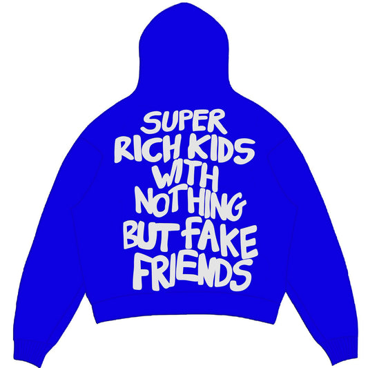 SUPER RICH KIDS FAKE FRIENDS - ROYAL BLUE